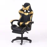 Computer Office Chair Home Gaming Chair Lifted Rotating Lounge Chair with Footrest / Nylon Feet - Image 2
