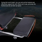 Computer Office Chair Home Gaming Chair Lifted Rotating Lounge Chair with Footrest / Nylon Feet - Image 6