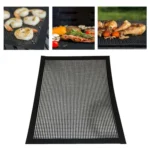 Barbecue Heat Resistant Non-stick Grilling Mesh BBQ Baking Mat, Size: 40 x 30cm