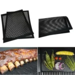 Barbecue Heat Resistant Non-stick Grilling Mesh BBQ Baking Mat, Size: 40 x 30cm - Image 4