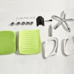 9050 Computer Chair Office Chair Home Back Chair Comfortable White Frame Simple Desk Chair - Image 6