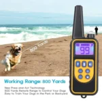 880-2 800 Yards Rechargeable Remote Control Collar Dog Training Device Anti Barking Device - Image 11