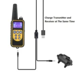 880-2 800 Yards Rechargeable Remote Control Collar Dog Training Device Anti Barking Device - Image 7