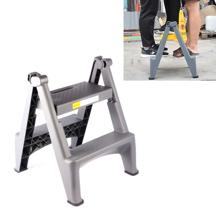 Thick Plastic Double-sided Folding Ladder Car Wash Tool Car Wash Stool