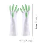 5 Pairs Sale Shark Housework Cleaning PVC Latex Gloves Waterproof Thicken Laundry Washing Gloves - Image 2
