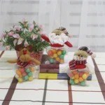 Star Shape Elk Candy Jar Christmas Decoration - Image 3