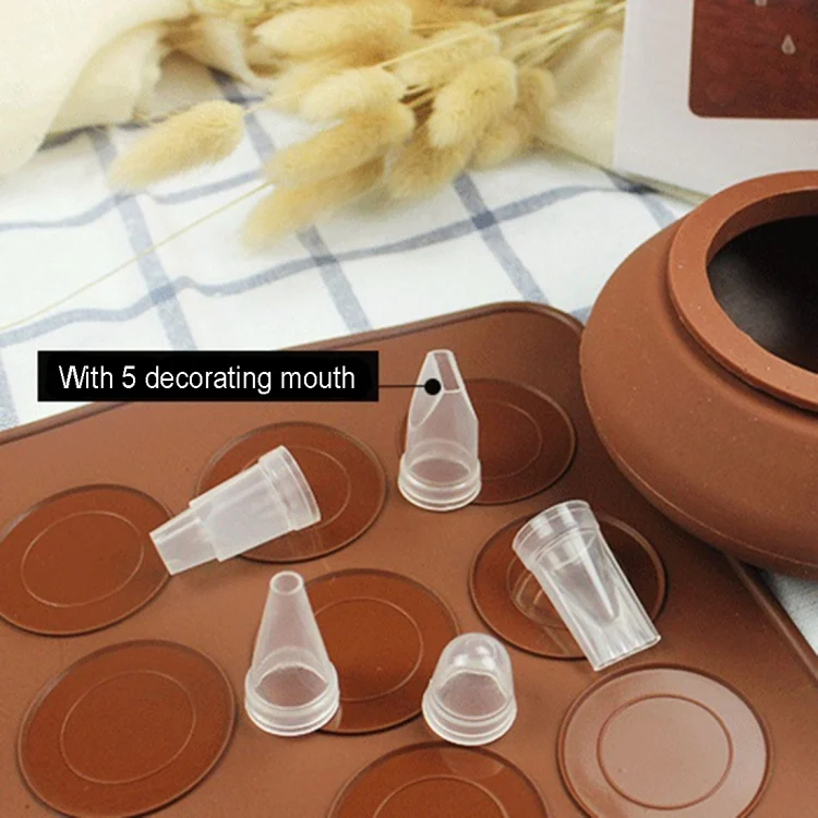 HC3140_3.webp Kitchen Roast Large Size Silicone Pad + Framed Pot + Color Box Baking Macaron Mold Suit - Image 4