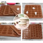 Kitchen Roast Silicone Macaron Oven Baking Pad, Size: 26*29cm