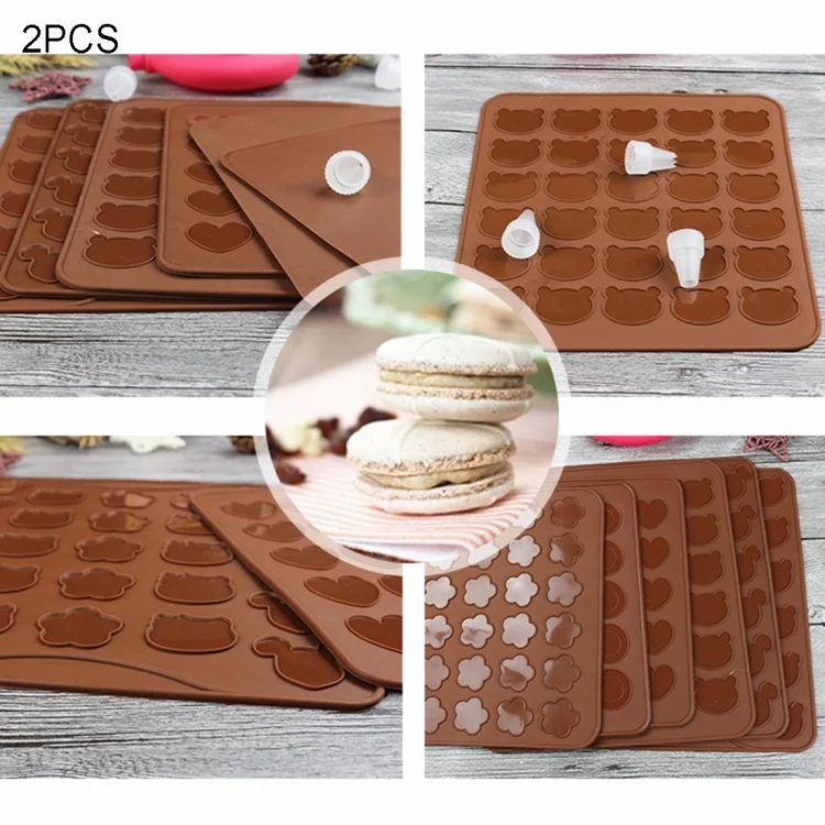HC3141.webp Kitchen Roast Silicone Macaron Oven Baking Pad, Size: 26*29cm - Image 1