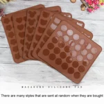 Kitchen Roast Silicone Macaron Oven Baking Pad, Size: 26*29cm - Image 10