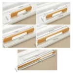 2049-128 Drawer Cabinet Door Aluminum Alloy Handle Straight Door Handle - Image 3