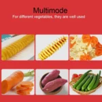 528-6 Popular Tornado Potato Slicer Manual Twist Spiral Potato Cutter Whirlwind Potatoes Machine Potato Vegetables Tools - Image 8
