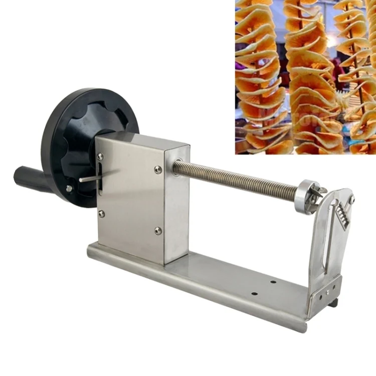 HC3206.webp 528-1 Manual Twisted Potato Cutter,Potato Chips Slicer,High Quality French Fry Cutter - Image 1