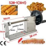 528-1 Manual Twisted Potato Cutter,Potato Chips Slicer,High Quality French Fry Cutter - Image 3