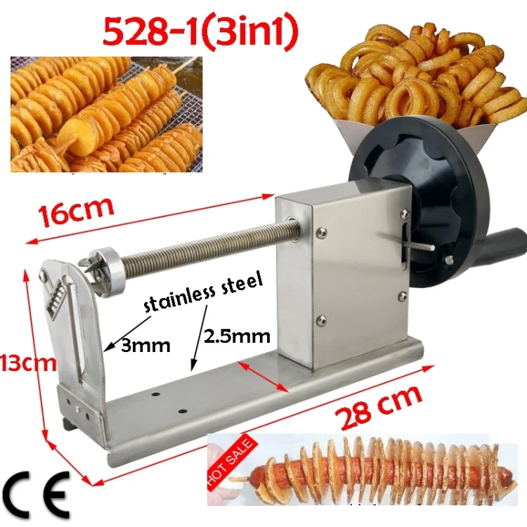 HC3206_2.webp 528-1 Manual Twisted Potato Cutter,Potato Chips Slicer,High Quality French Fry Cutter - Image 3