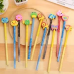 10pcs Creative Stationery Cartoon Animals Series Wooden HB Pencil with Eraser Children Pencils For Kids School Office Supply, Random Color Delivery - Image 5