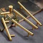 1019-128 Light Luxury Nordic Solid Copper Cabinet Handle - Image 6