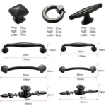 6291A-96 Simple Cabinet Door Handle Drawer Wardrobe Zinc Alloy Handle - Image 3