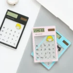 8 Digits LED Screen Calculator with Transparent Touch Pad & Solar Panel, Random Color Delivery - Image 4