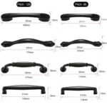 6225A-64 Simple Cabinet Door Handle Drawer Wardrobe Zinc Alloy Handle - Image 3