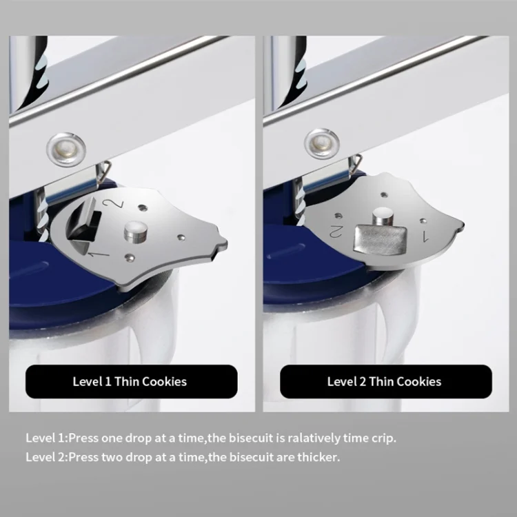 HC3358A_6.webp Multifunctional  Household Cookie Biscuit Machine Tool Mold Decorating Mounted DIY Baking with 20 Moulds & 4 Nozzles - Image 7