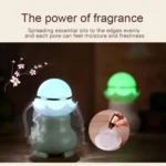 4W USB Charging Night Luminescent Pearl Ultrasonic Aromatherapy Humidifier with LED Colorful Light for Home / Office, Water Tank Capacity: 95ml, DC 5V - Image 4