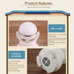 4W USB Charging Night Luminescent Pearl Ultrasonic Aromatherapy Humidifier with LED Colorful Light for Home / Office, Water Tank Capacity: 95ml, DC 5V - Image 5