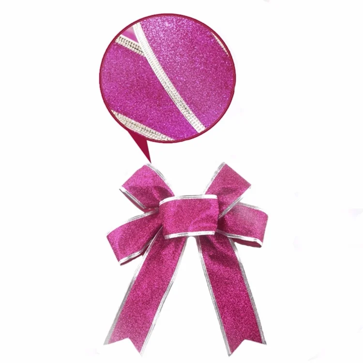 HC3461A_3.webp 2m Christmas Party Decoration Glitter Powder Christmas Tree Decoration Ribbon - Image 4