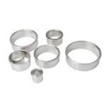 12 PCS / Set Stainless Steel Round Shape Cutting Mould Mousse Cake Doughnut Baking Tools - Image 2