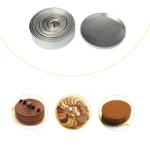 12 PCS / Set Stainless Steel Round Shape Cutting Mould Mousse Cake Doughnut Baking Tools - Image 4