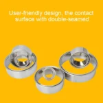 12 PCS / Set Stainless Steel Round Shape Cutting Mould Mousse Cake Doughnut Baking Tools - Image 9