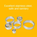 12 PCS / Set Stainless Steel Round Shape Cutting Mould Mousse Cake Doughnut Baking Tools - Image 10
