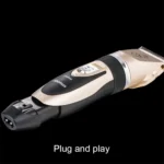 P2 110-240V Ceramics Titanium Professional Pet Electric Scissors Pets Hair Clippers with Four Combs - Image 3