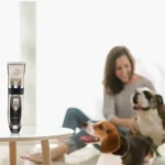 P2 110-240V Ceramics Titanium Professional Pet Electric Scissors Pets Hair Clippers with Four Combs - Image 10