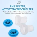 2 PCS 2 in 1 ABS Silicone Anti Snoring Air Purifier - Image 11