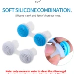 2 PCS 2 in 1 ABS Silicone Anti Snoring Air Purifier - Image 14