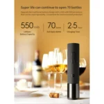 Original Xiaomi Youpin Huohou Automatic Wine Bottle Kit Electric Corkscrew With Foil Cutter - Image 5