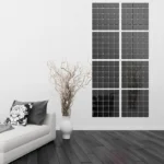 100 PCS Square Crystal Mosaic Mirror Acrylic Stereo Wall Stickers Creative Background Home Living Room Wall Sticker,Size:4*4cm - Image 3