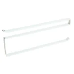 Stainless Metal Kitchen Toilet Paper Towel Rack Paper Towel Roll Holder Cabinet Hanging Shelf Preservative Film Storage Rack,Size: 26*10.8*1.5cm - Image 2