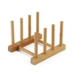 Solid Wood Dish Drip Rack Plate Holder, Size: 14x12x10cm - Image 2