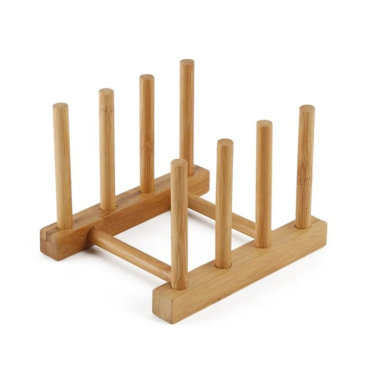 HC3615_1.webp Solid Wood Dish Drip Rack Plate Holder, Size: 14x12x10cm - Image 2