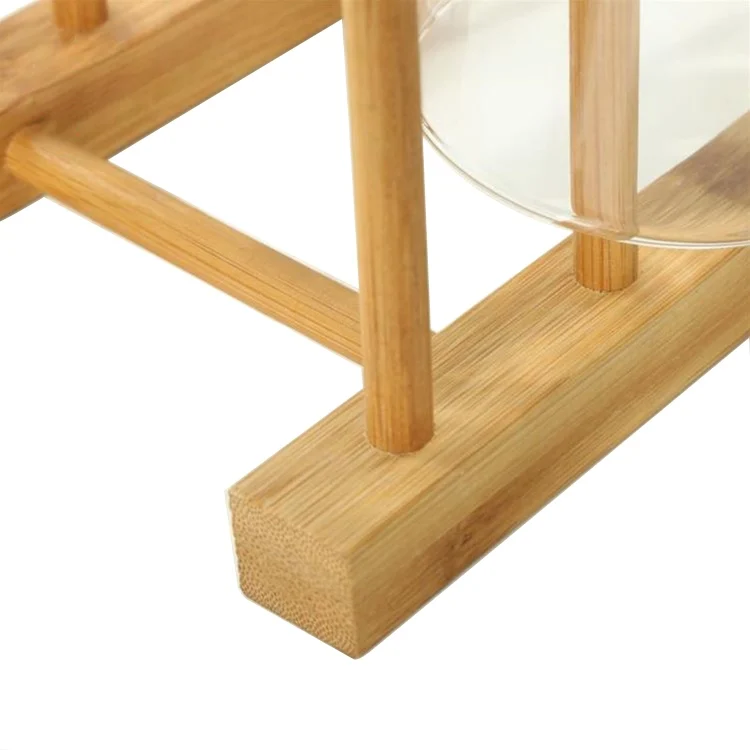 HC3615_2.webp Solid Wood Dish Drip Rack Plate Holder, Size: 14x12x10cm - Image 3