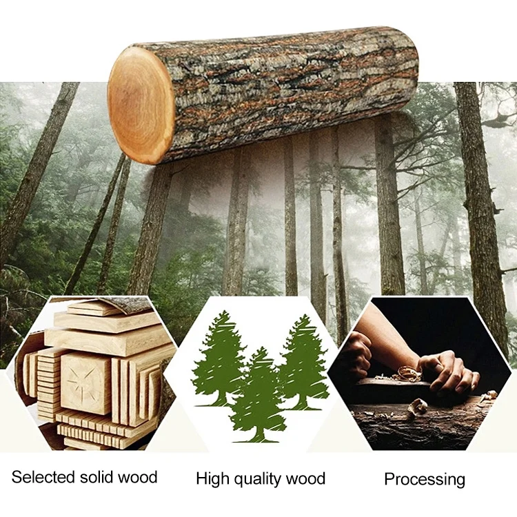 HC3615_4.webp Solid Wood Dish Drip Rack Plate Holder, Size: 14x12x10cm - Image 5