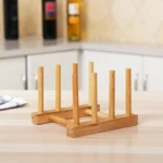 Solid Wood Dish Drip Rack Plate Holder, Size: 14x12x10cm - Image 6