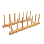 Solid Wood Dish Drip Rack Plate Holder, Size: 30x12x10cm - Image 2