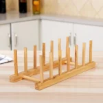 Solid Wood Dish Drip Rack Plate Holder, Size: 30x12x10cm - Image 6
