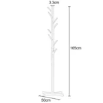 Creative Tree-shaped Solid Wood Floor Hatstand Clothes Hanging Rack,Size: 165x50x5cm - Image 4