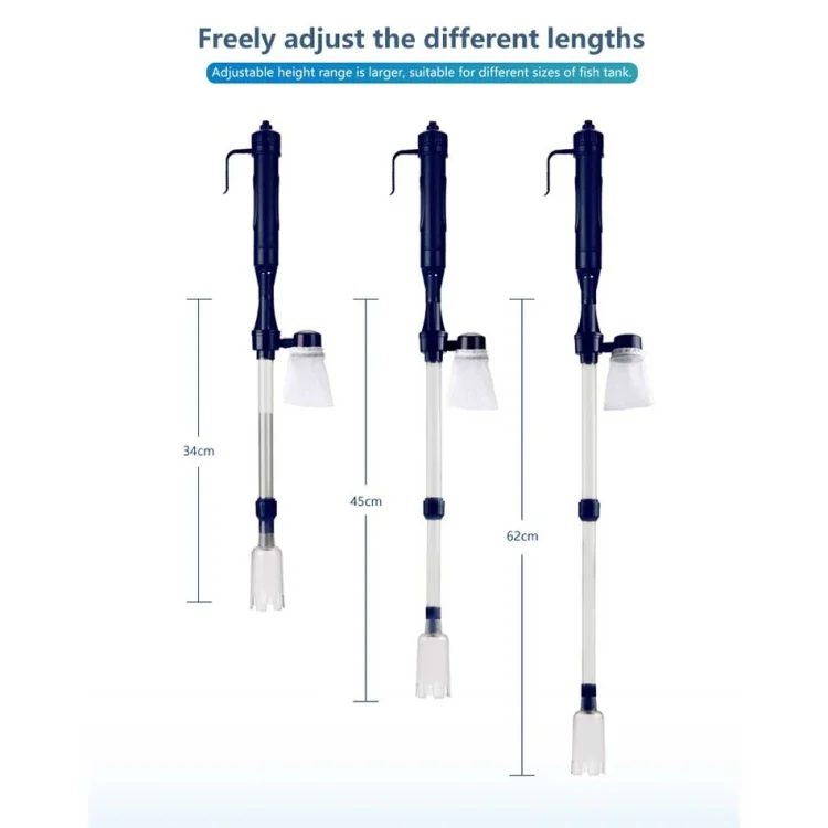 HC3650_3.webp Electric Multi-functional Length Adjustable Fish Tank Cleaning Water Filter - Image 4