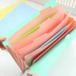 Candy Color Document Bag Multilayer 5 Into the Folder, Random Color Delivery - Image 3