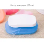 5 PCS Disposable Portable Travel Boxed Confetti Soap Mini Soap Paper, Random Color Delivery - Image 8